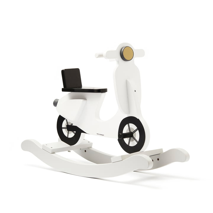 Rocking scooter, white from Kids Concept