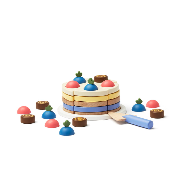 Bistro Layer cake, colorful (set of 43) from Kids Concept