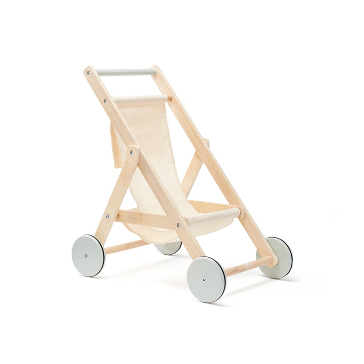 Doll buggy, beige / natural by Kids Concept