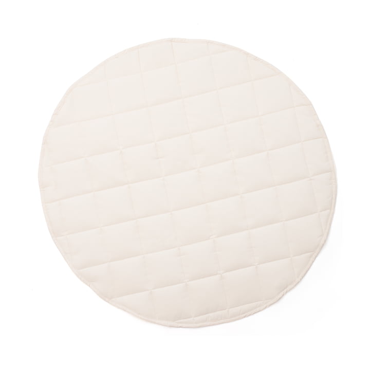 Play rug, round, Ø 100 cm, offwhite by Kids Concept