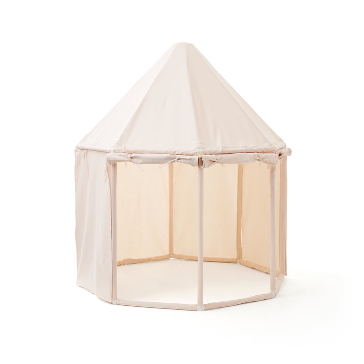 Play tent Pavillon, Ø 122 x H 142 cm, beige by Kids Concept
