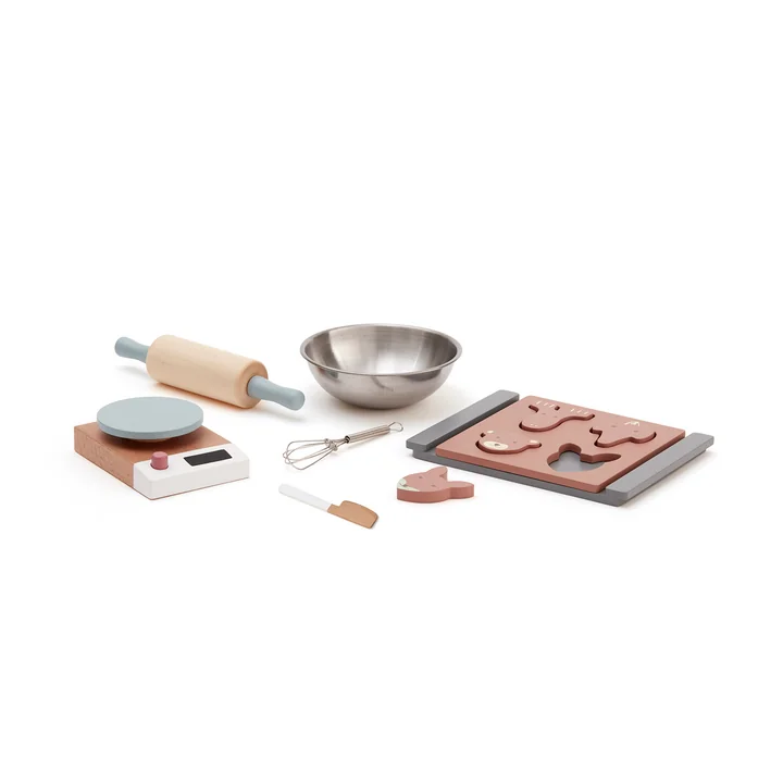 Bistro Baking set, colorful (set of 11) from Kids Concept