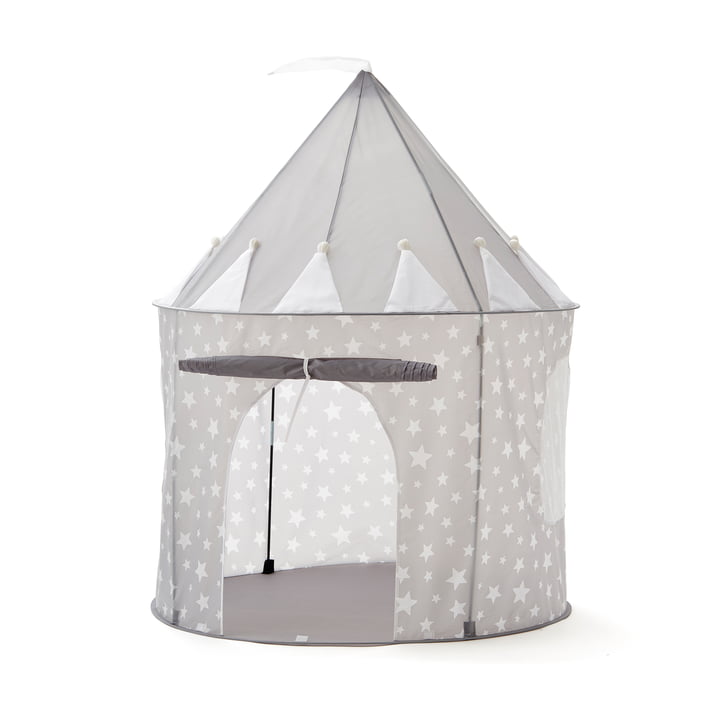 Star Play tent, Ø 100 x H 130 cm, gray by Kids Concept