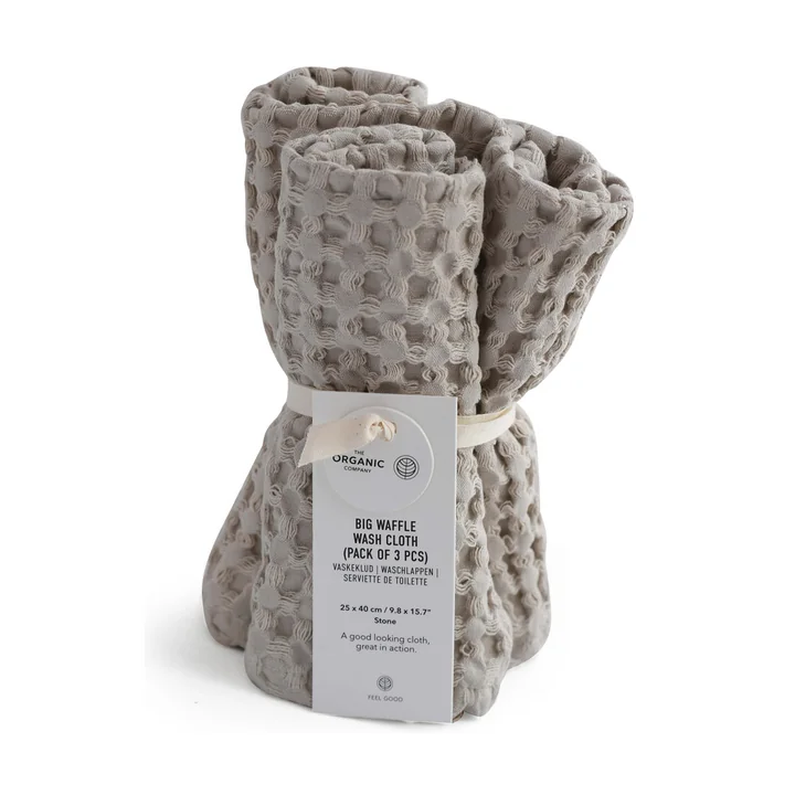 Big Waffle Washcloth from The Organic Company