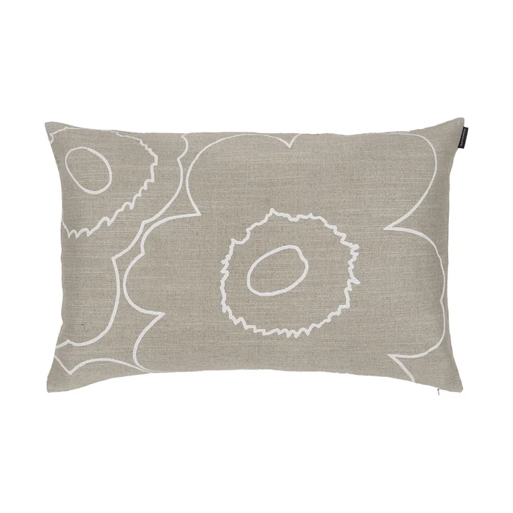 Piirto Unikko Cushion cover, 40 x 60 cm, sand / white by Marimekko