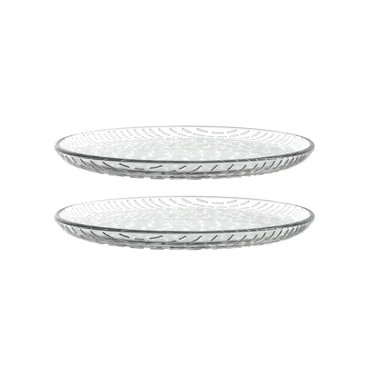 Syksy Plate, Ø 17 cm, clear (set of 2) from Marimekko