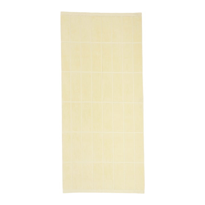 Tiiliskivi Bath towel, 70 x 150 cm, butter yellow by Marimekko
