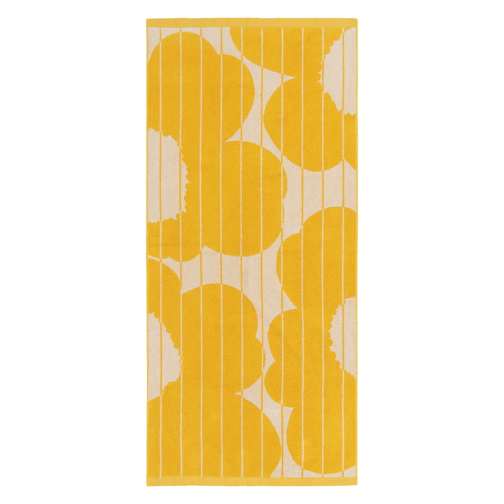 Vesi Unikko Towel, 70 x 150 cm, spring yellow / ecru from Marimekko