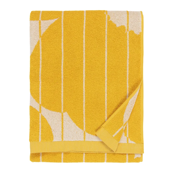 Vesi Unikko Towel, 70 x 150 cm, spring yellow / ecru from Marimekko