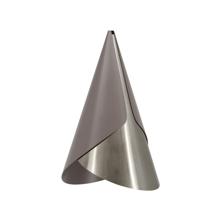Cornet Lampshade, steel / nuance umbre by Umage