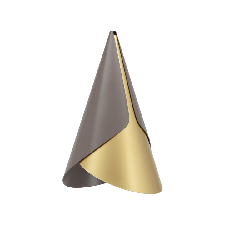 Cornet Lampshade, brass / nuance umbre by Umage