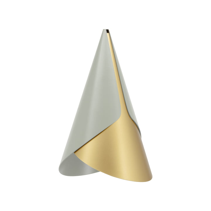 Cornet Lampshade, brass / nuance olive by Umage