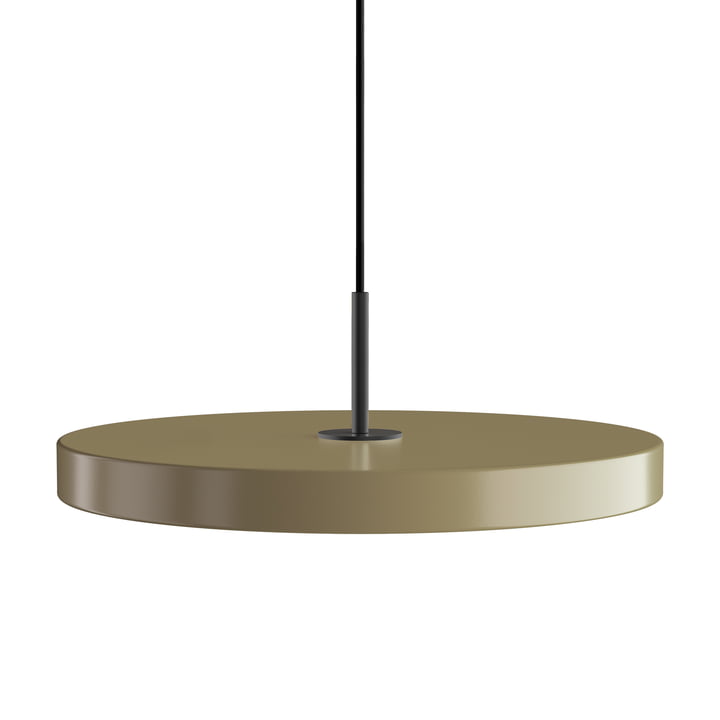 Asteria LED pendant light, taupe from Umage