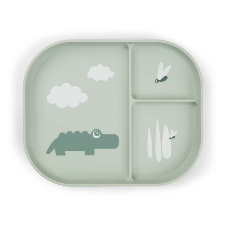 Done by Deer - Foodie Menu plate, Croco, green