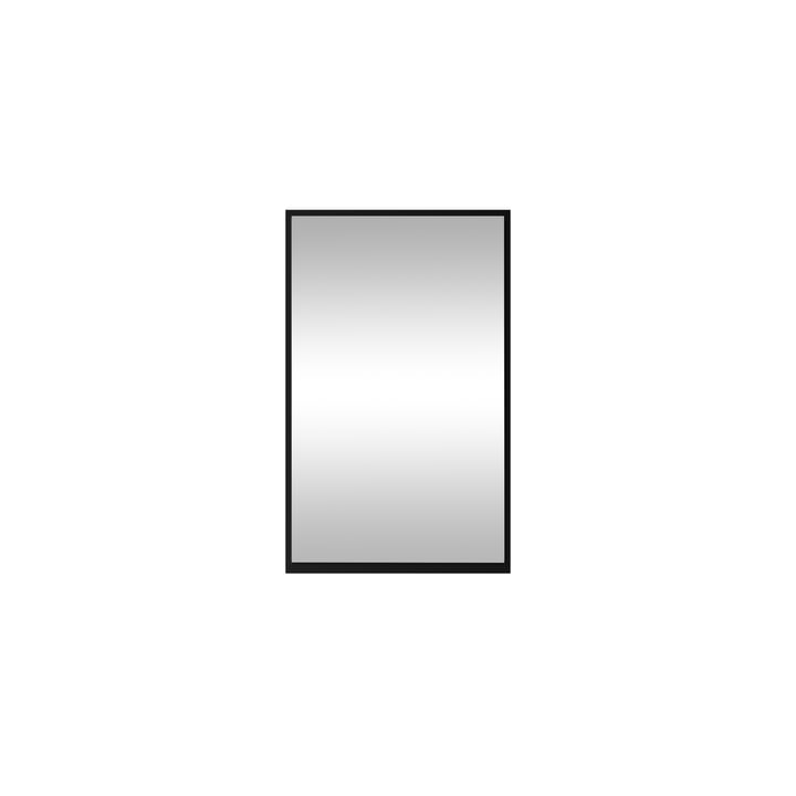 Wall mirror small, 75 x 50 cm, black by Nichba Design