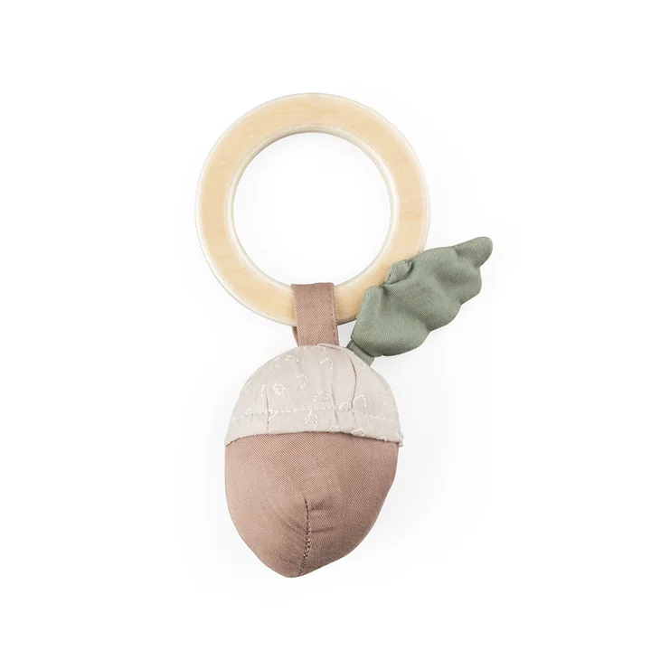 Organic cotton rattle from Sebra