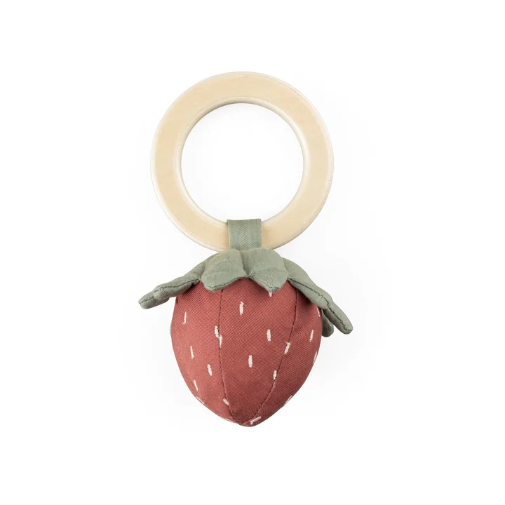 Organic cotton rattle from Sebra