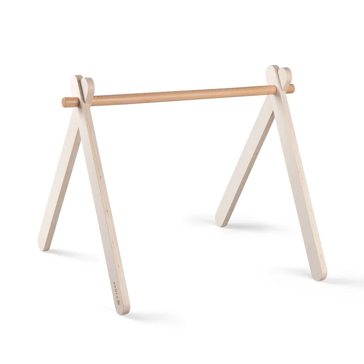 Wooden baby activity stand from Sebra