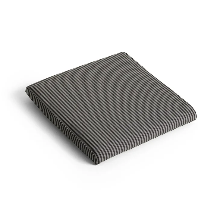 HAY - Type Seat Cushion for chair, gray black striped