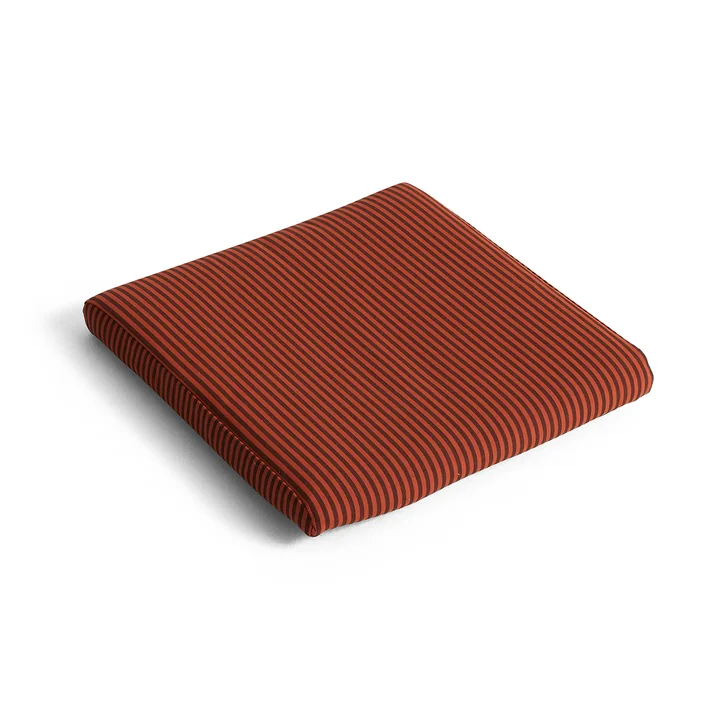 HAY - Type Seat Cushion for chair, orange brown striped