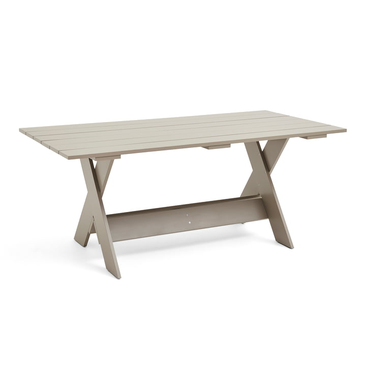 Crate Dining Table, L 180 cm, london fog from Hay