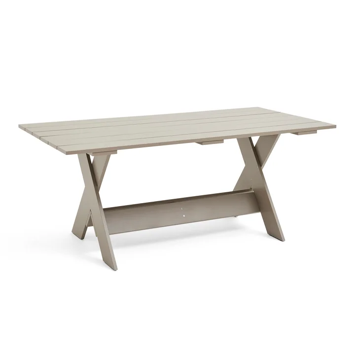 Crate Dining Table, L 180 cm, london fog from HAY
