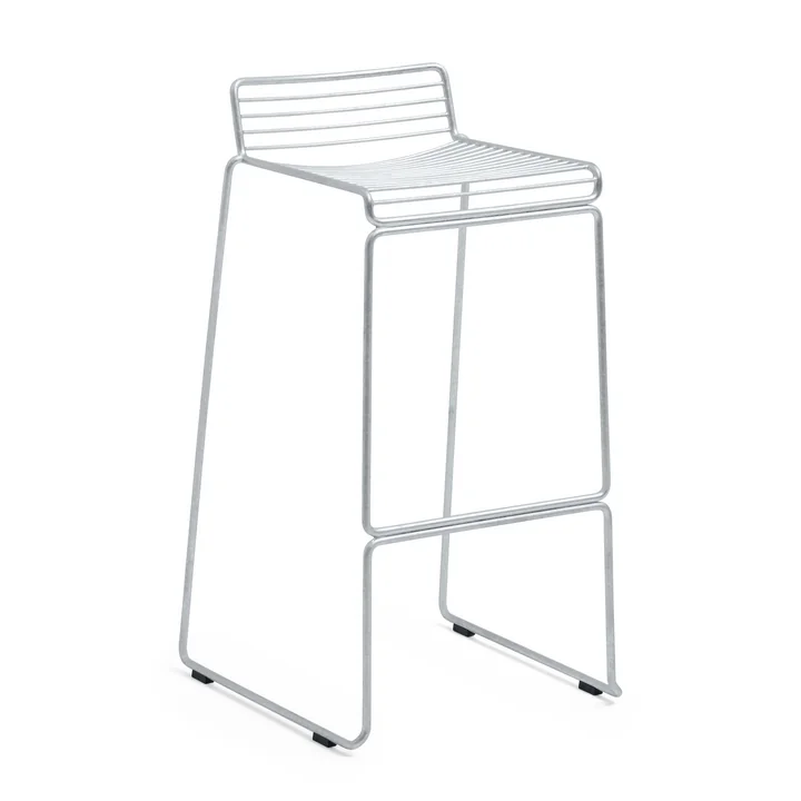 Hee Bar stool high, hot galvanized by HAY