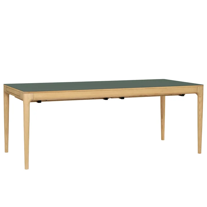 Umage - Heart'n'Soul Dining table, 90 x 200 cm, oak / moss green