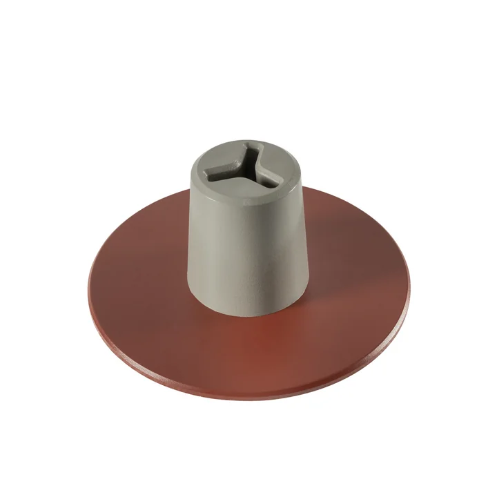 Sticklight Stand, oxidized red from Weltevree