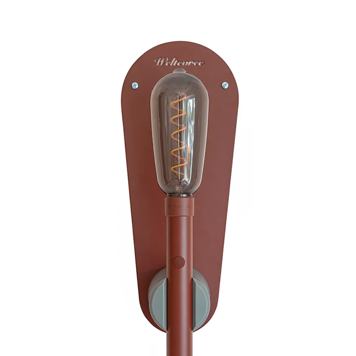 Sticklight Wall bracket, oxidized red from Weltevree