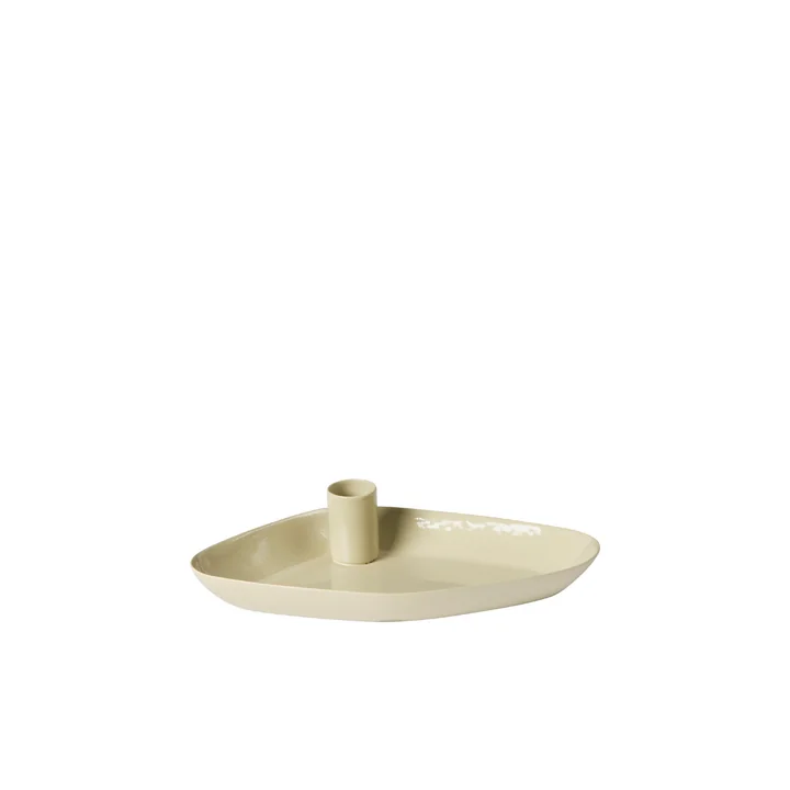 Mie Candle tray, mini, castle beige by Broste Copenhagen