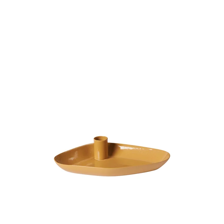 Mie Candle tray, mini, cinnamon sand by Broste Copenhagen