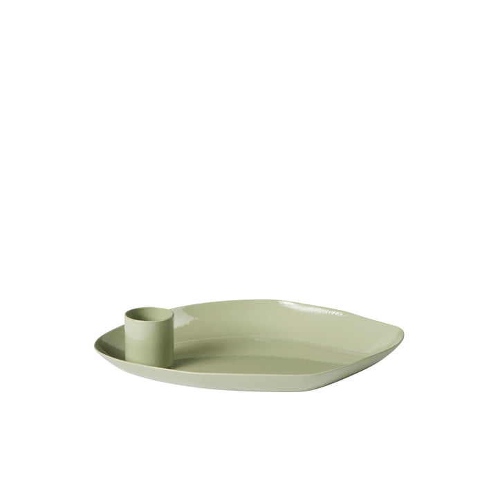 Mie Candle tray, desert sage from Broste Copenhagen