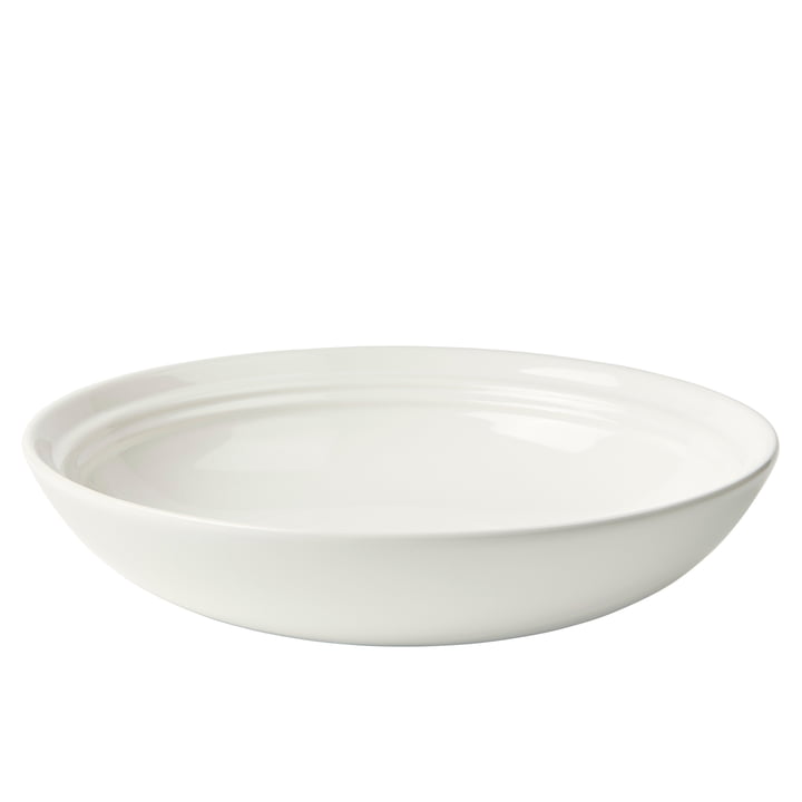 Stevns Bowl, Ø 26.5 x H5.8 cm, lime white from Broste Copenhagen