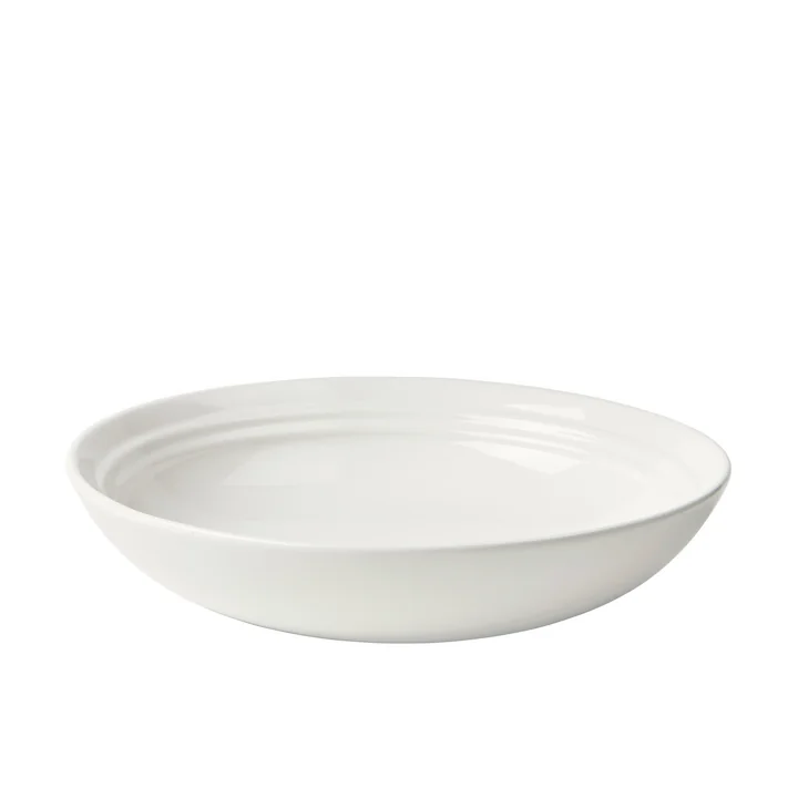 Stevns Bowl, Ø 23.5 x H5.2 cm, lime white from Broste Copenhagen
