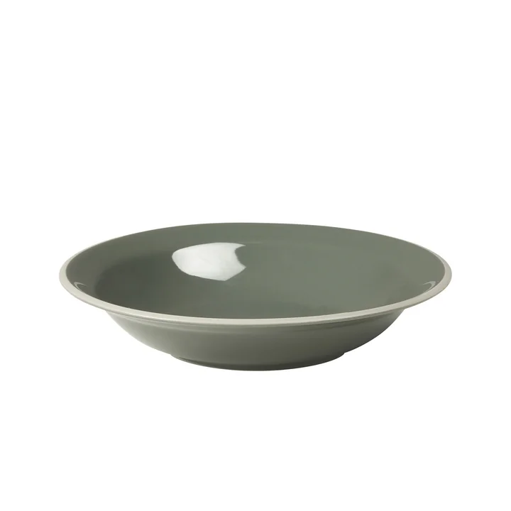Taverna Deep plate, Ø 24 cm, green by Broste Copenhagen