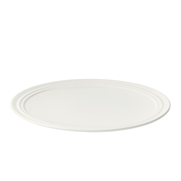 Stevns Plate, Ø 28 cm, lime white from Broste Copenhagen