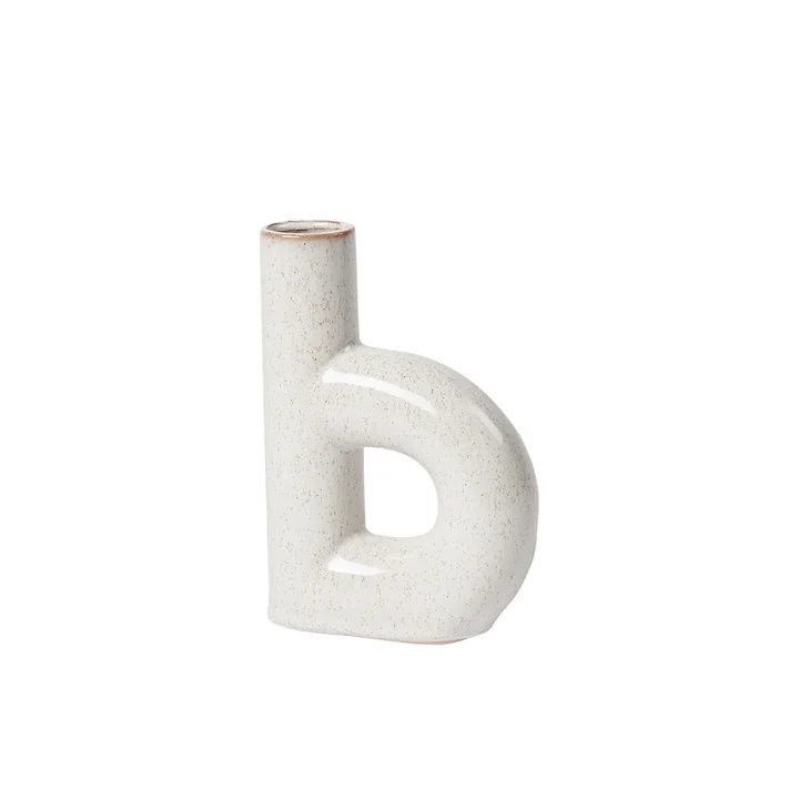 Hector Vase, b, rainy day gray by Broste Copenhagen