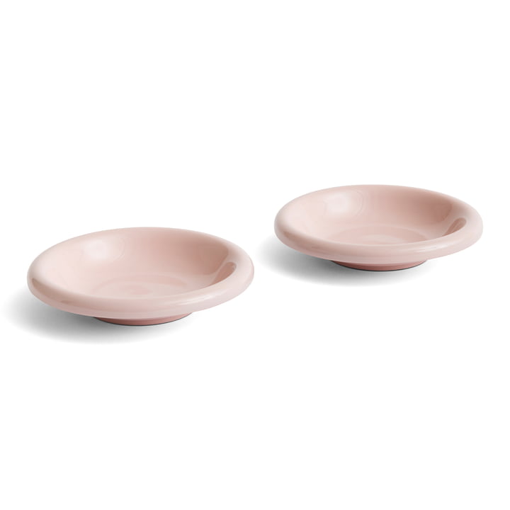 Barro Bowl Ø 20 cm, pink (set of 2) by Hay