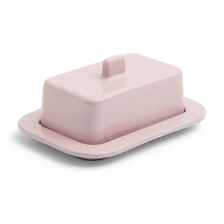 Barro Butter dish, pink from HAY