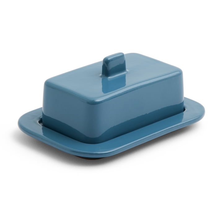 Barro Butter dish, dark blue from Hay