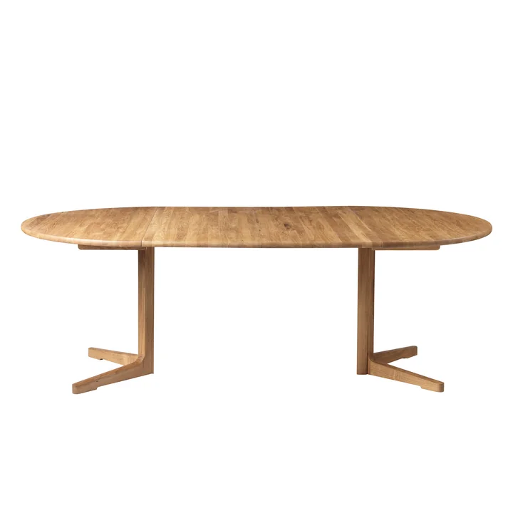 C69E Dining table with two additional tops from FDB Møbler