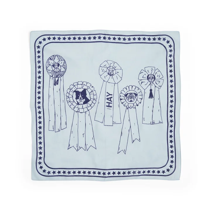 Dogs Dog towel 55 x 55 cm, light blue from HAY