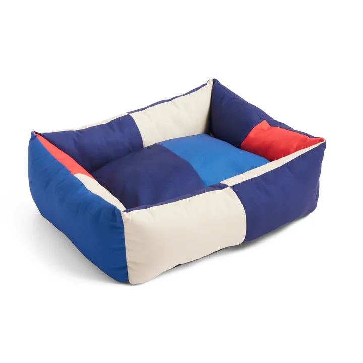 Dog bed, M, red / blue from HAY