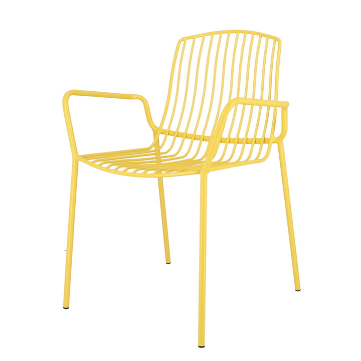 Mori Garden armchair, yellow from Jan Kurtz