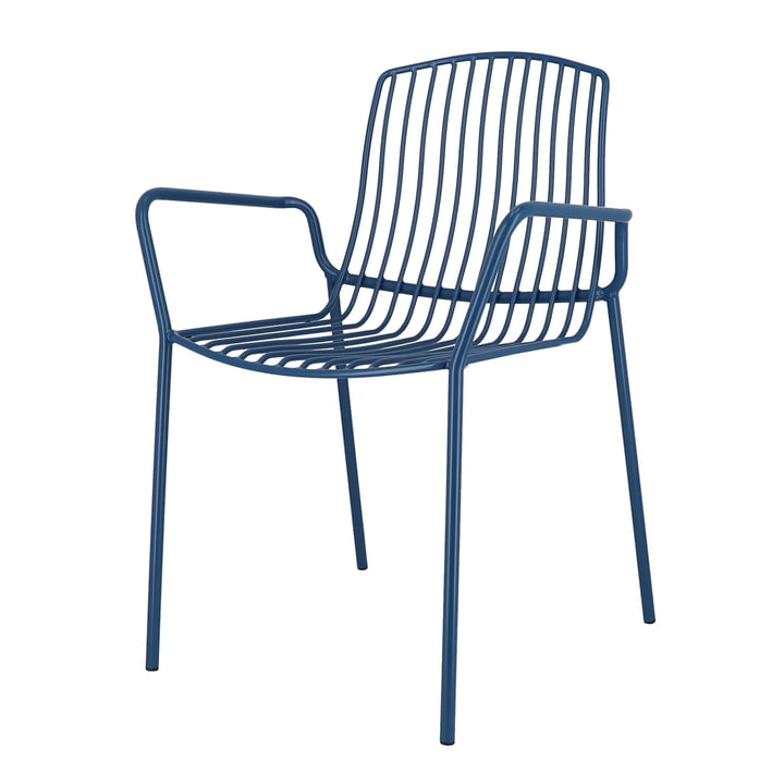Mori Garden armchair, blue from Jan Kurtz