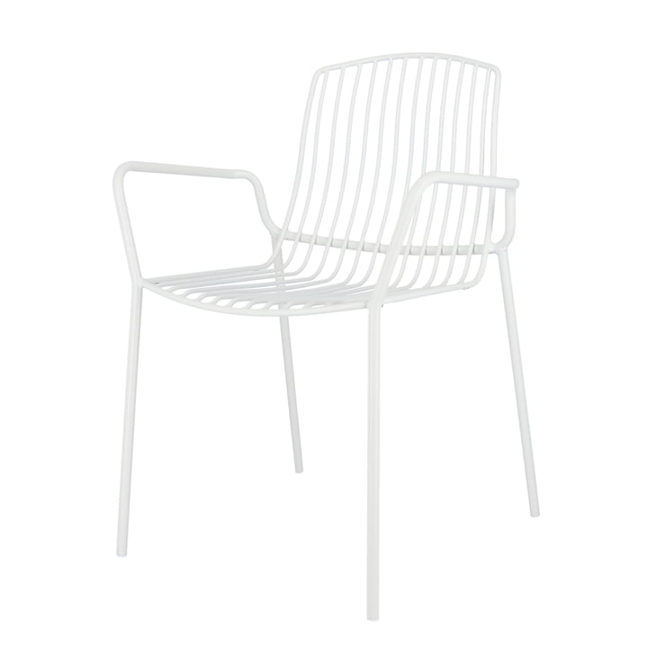 Mori Garden armchair, white from Jan Kurtz