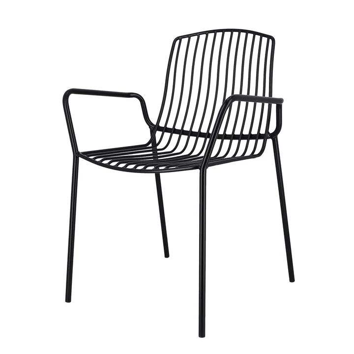 Mori Garden armchair, black from Jan Kurtz