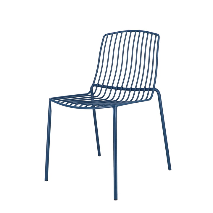 Mori Garden chair, blue from Jan Kurtz
