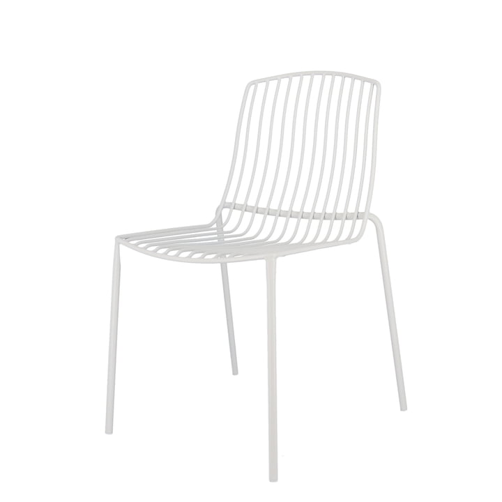Mori Garden chair, white from Jan Kurtz